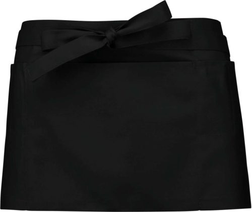 Kariban KA896 rövid kötény - black szín