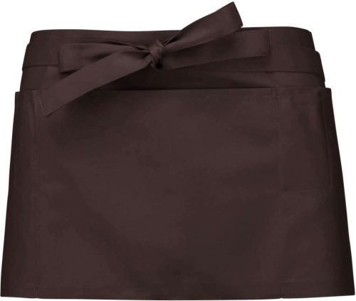Kariban KA896 rövid kötény - chocolate szín