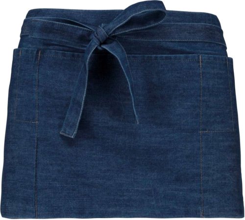 Kariban KA896 rövid kötény - denim szín