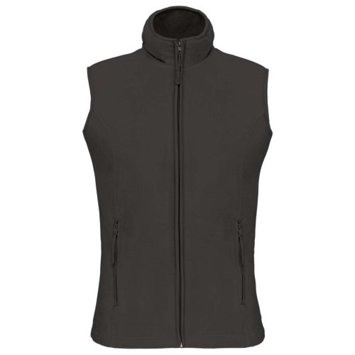 Kariban KA906 női mikropolár mellény - dark grey szín