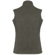 Kariban KA906 női mikropolár mellény - green marble heather szín