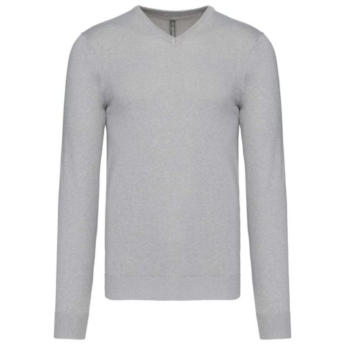 Kariban KA965 férfi V-nyakú felső - grey melange szín