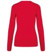 Kariban KA966 női V-nyakú felső - red szín