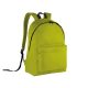 Kimood KI0130 klasszikus cipzáras hátizsák - burnt lime/black színben