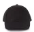 K-UP KP011 Orlando 6 paneles baseball sapka - black/black színben