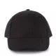K-UP KP011 Orlando 6 paneles baseball sapka - black/black színben