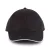 K-UP KP011 Orlando 6 paneles baseball sapka - black/white színben