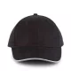 K-UP KP011 Orlando 6 paneles baseball sapka - black/white színben