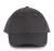 K-UP KP011 Orlando 6 paneles baseball sapka - dark grey/black színben