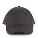 K-UP KP011 Orlando 6 paneles baseball sapka - dark grey/black színben