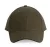 K-UP KP011 Orlando 6 paneles baseball sapka - dark khaki/dark grey színben