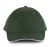 K-UP KP011 Orlando 6 paneles baseball sapka - forest green/beige színben