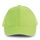 K-UP KP011 Orlando 6 paneles baseball sapka - lime/white színben