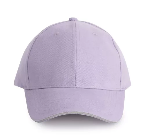 K-UP KP011 Orlando 6 paneles baseball sapka - light violet/light grey színben