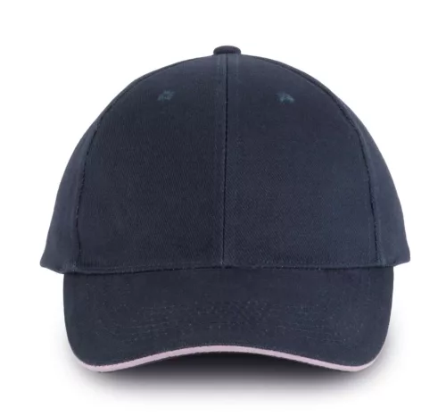 K-UP KP011 Orlando 6 paneles baseball sapka - navy/pink színben