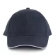 K-UP KP011 Orlando 6 paneles baseball sapka - navy/white színben
