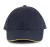K-UP KP011 Orlando 6 paneles baseball sapka - navy/yellow színben