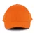 K-UP KP011 Orlando 6 paneles baseball sapka - orange/navy színben