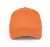 K-UP KP011 Orlando 6 paneles baseball sapka - orange zest/dark grey színben