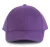 K-UP KP011 Orlando 6 paneles baseball sapka - purple/dark grey színben