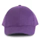 K-UP KP011 Orlando 6 paneles baseball sapka - purple/dark grey színben