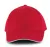 K-UP KP011 Orlando 6 paneles baseball sapka - red/white/green színben