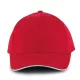 K-UP KP011 Orlando 6 paneles baseball sapka - red/white/green színben
