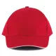 K-UP KP011 Orlando 6 paneles baseball sapka - red/white színben
