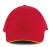 K-UP KP011 Orlando 6 paneles baseball sapka - red/yellow színben