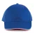 K-UP KP011 Orlando 6 paneles baseball sapka - royal blue/white/red színben