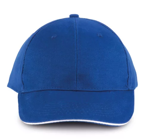 K-UP KP011 Orlando 6 paneles baseball sapka - royal blue/white színben