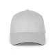 K-UP KP011 Orlando 6 paneles baseball sapka - snow grey/dark grey színben