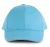 K-UP KP011 Orlando 6 paneles baseball sapka - surf blue/light grey színben