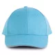 K-UP KP011 Orlando 6 paneles baseball sapka - surf blue/light grey színben