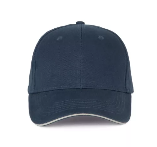 K-UP KP011 Orlando 6 paneles baseball sapka - twilight blue/light grey színben