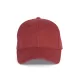K-UP KP011 Orlando 6 paneles baseball sapka - terracotta red/slate grey színben