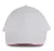 K-UP KP011 Orlando 6 paneles baseball sapka - white/red színben