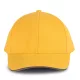 K-UP KP011 Orlando 6 paneles baseball sapka - yellow/slate grey színben