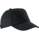 K-UP KP013 Bahia 7 paneles baseball sapka - black színben
