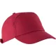 K-UP KP013 Bahia 7 paneles baseball sapka - red színben