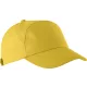 K-UP KP013 Bahia 7 paneles baseball sapka - yellow színben