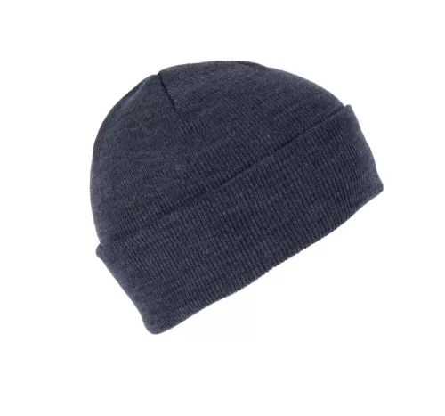 K-UP KP031 Beanie kötött sapka - french navy heather színben