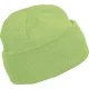 K-UP KP031 Beanie kötött sapka - lime színben