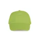 K-UP KP034 First 5 paneles baseball sapka - lime színben