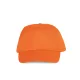 K-UP KP034 First 5 paneles baseball sapka - orange színben