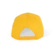 K-UP KP034 First 5 paneles baseball sapka - yellow színben