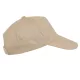 K-UP KP041 First 5 paneles gyerek baseball sapka - beige színben