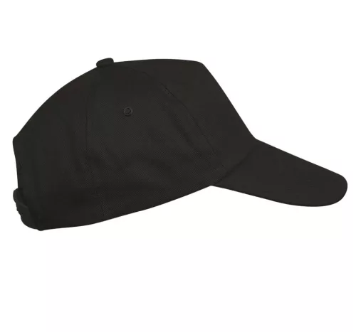 K-UP KP041 First 5 paneles gyerek baseball sapka - black színben
