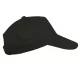 K-UP KP041 First 5 paneles gyerek baseball sapka - black színben