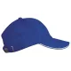 K-UP KP042 Orlando 6 paneles gyerek baseball sapka - royal blue/white színben